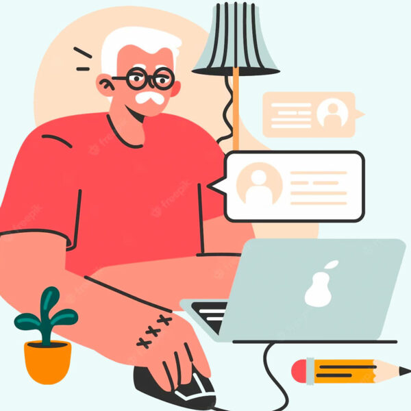 Computer basics for seniors community engagement